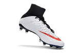 Nike Hypervenom Phantom III DF FG Soccer Cleats Black White Red - StarStadium