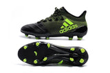 Adidas X Series Leather FG Cleats Black/Green