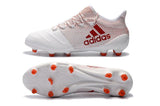 Adidas X Series Leather FG Cleats White/Orange