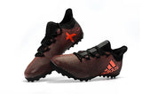 Adidas X series TF Thunderstorm Grass Spikes Soccers Shoes Orange/Black