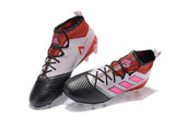 Adidas ACE 17.1 Primeknit Soccer Cleats Red White Pink Black - StarStadium