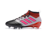 Adidas ACE 17.1 Primeknit Soccer Cleats Red White Pink Black - StarStadium