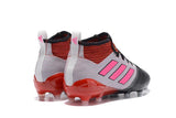 Adidas ACE 17.1 Primeknit Soccer Cleats Red White Pink Black - StarStadium