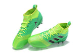 Adidas ACE 17.1 Primeknit FG Soccer Cleats Solar Core Green Black - StarStadium