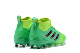 Adidas ACE 17.1 Primeknit FG Soccer Cleats Solar Core Green Black - StarStadium