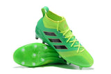 Adidas ACE 17.1 Primeknit FG Soccer Cleats Solar Core Green Black - StarStadium