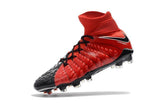 Nike Hypervenom Phantom III DF FG Soccer Cleats Fire Red Black - StarStadium