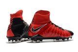 Nike Hypervenom Phantom III DF FG Soccer Cleats Fire Red Black - StarStadium