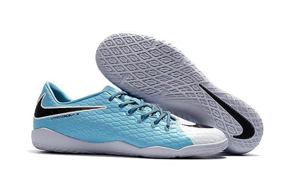 Nike Hypervenom Phelon III IC Soccer Shoes Sky Blue White Black - StarStadium