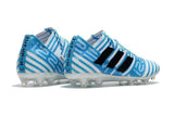Adidas Nemeziz Messi 17+ 360 Agility FG Soccer Shoes Energy Blue White - StarStadium