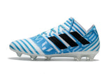 Adidas Nemeziz Messi 17+ 360 Agility FG Soccer Shoes Energy Blue White - StarStadium