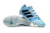 Adidas Nemeziz Messi 17+ 360 Agility FG Soccer Shoes Energy Blue White - StarStadium