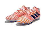 Adidas Nemeziz Messi 17+ 360 Agility FG Soccer Boots White Orange Blue - StarStadium
