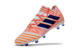 Adidas Nemeziz Messi 17+ 360 Agility FG Soccer Boots White Orange Blue - StarStadium