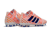 Adidas Nemeziz Messi 17+ 360 Agility FG Soccer Boots White Orange Blue - StarStadium