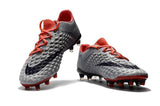 Nike Hypervenom Phantom III FG Soccer Cleats Grey Red Black - StarStadium