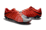 Nike Hypervenom Phantom III FG Soccer Cleats Grey Red Black - StarStadium