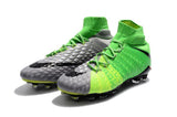 Nike Hypervenom Phantom III DF FG Soccer Cleats Grass Green Grey - StarStadium