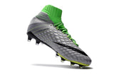 Nike Hypervenom Phantom III DF FG Soccer Cleats Grass Green Grey - StarStadium