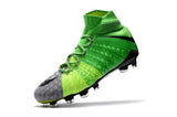 Nike Hypervenom Phantom III DF FG Soccer Cleats Grass Green Grey - StarStadium