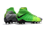 Nike Hypervenom Phantom III DF FG Soccer Cleats Grass Green Grey - StarStadium