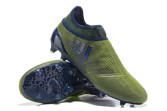 Adidas X 17+ Purechaos FG Soccer Cleats Legend Ink Solar Yellow - StarStadium