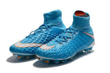 Nike Hypervenom Phantom III DF FG Soccer Cleats Total Blue White - StarStadium