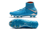Nike Hypervenom Phantom III DF FG Soccer Cleats Total Blue White - StarStadium