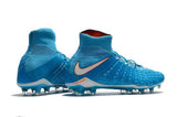 Nike Hypervenom Phantom III DF FG Soccer Cleats Total Blue White - StarStadium