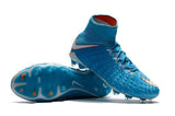 Nike Hypervenom Phantom III DF FG Soccer Cleats Total Blue White - StarStadium